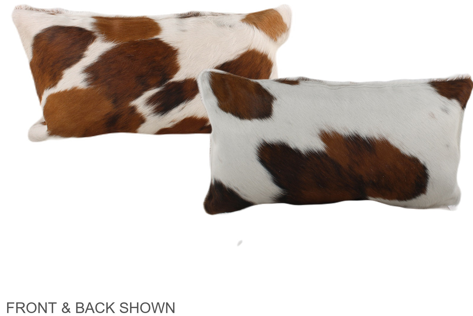 Tricolor Cowhide Pillow #A37937