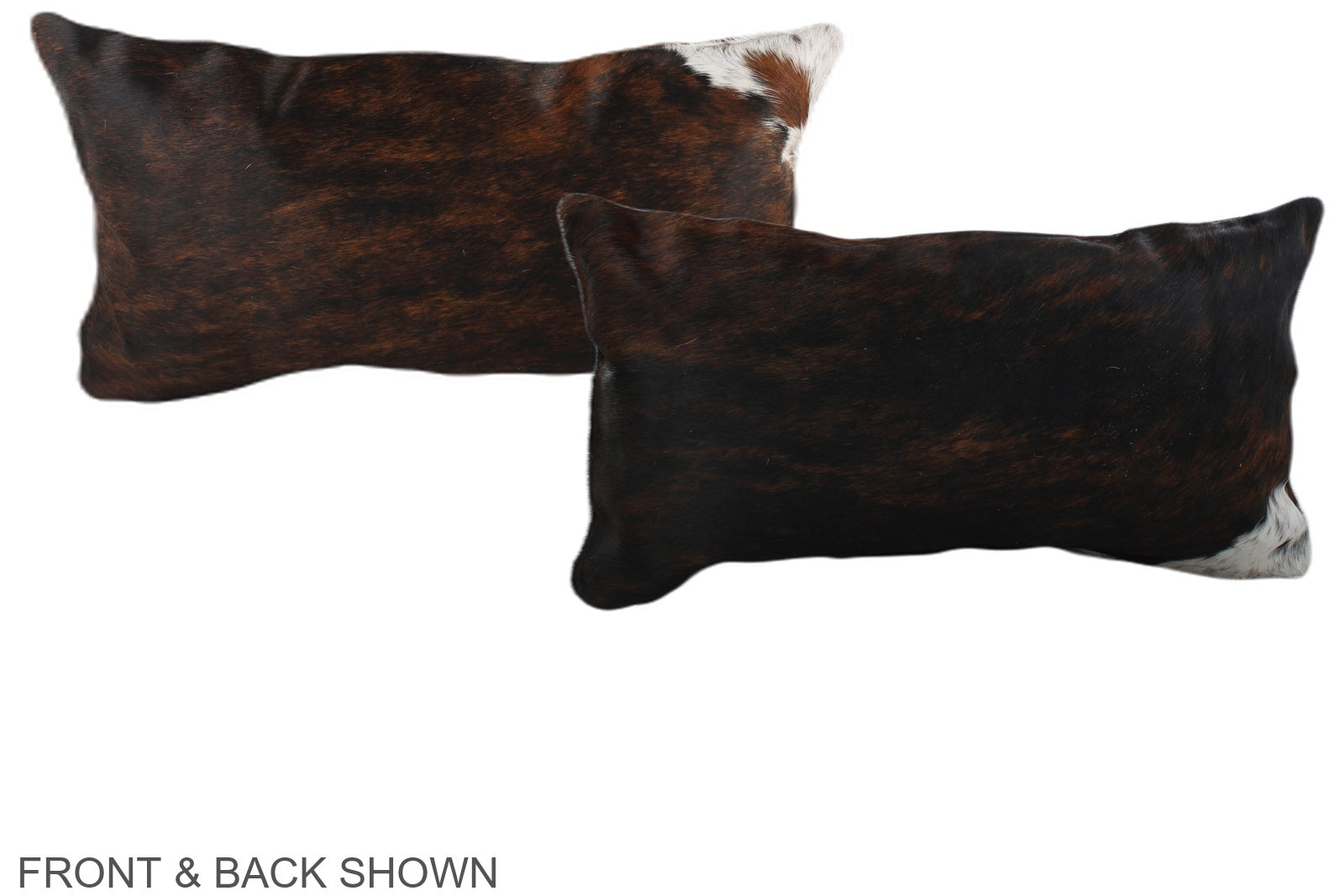 Tricolor Cowhide Pillow #A37993