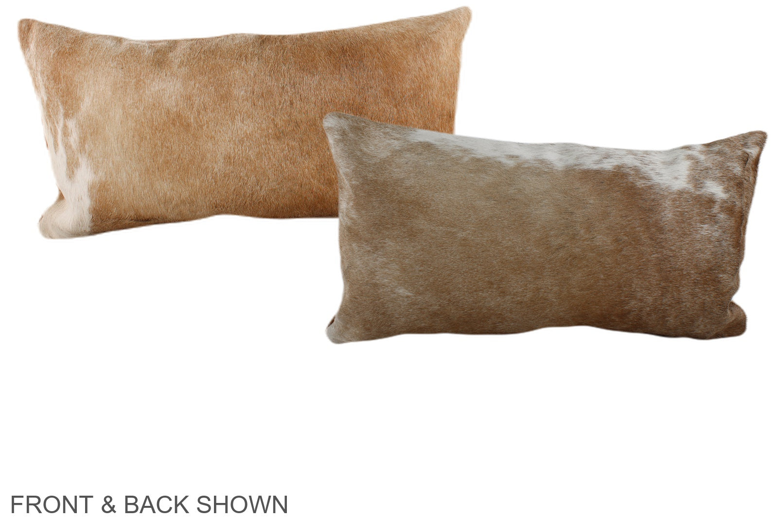 Caramel Cowhide Pillow #A38137