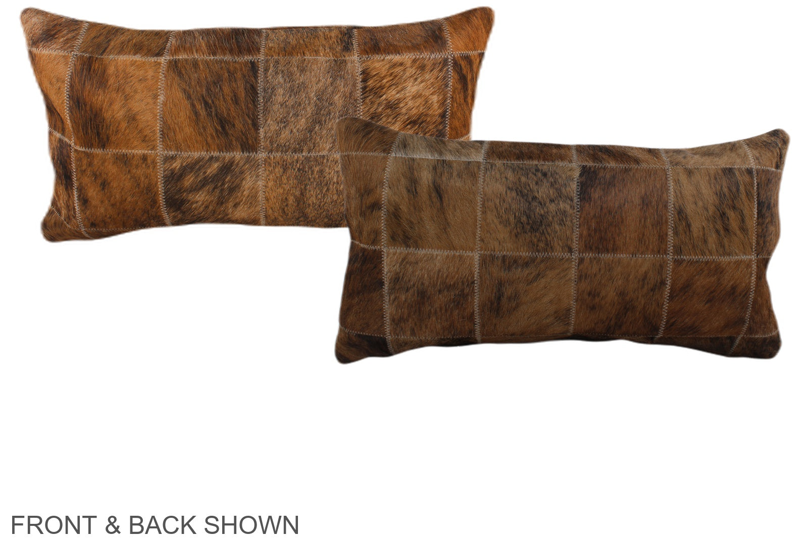 Patchwork Cowhide Pillow #A38150