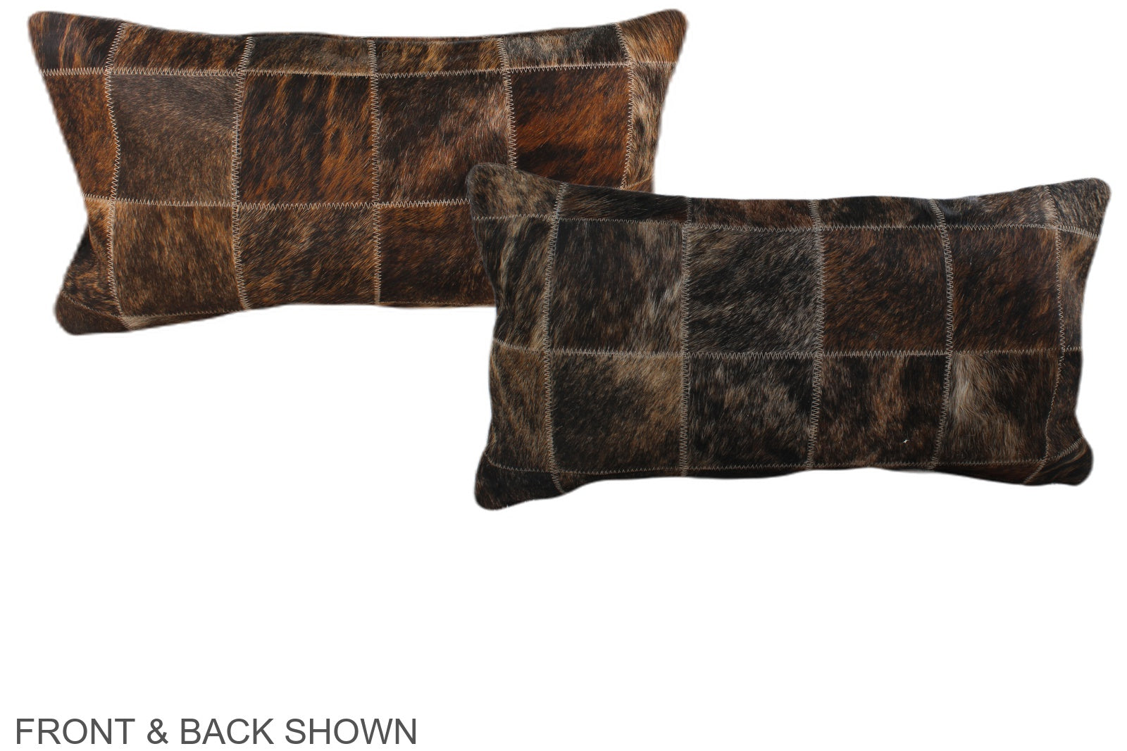 Patchwork Cowhide Pillow #A38158