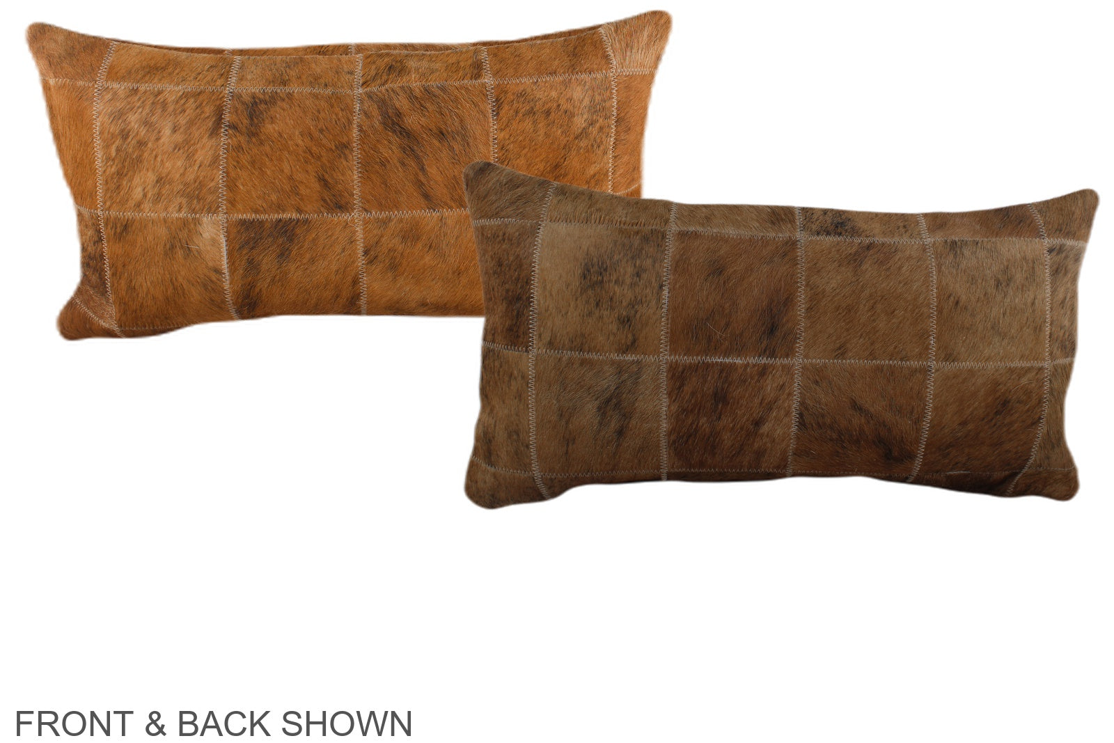 Patchwork Cowhide Pillow #A38162