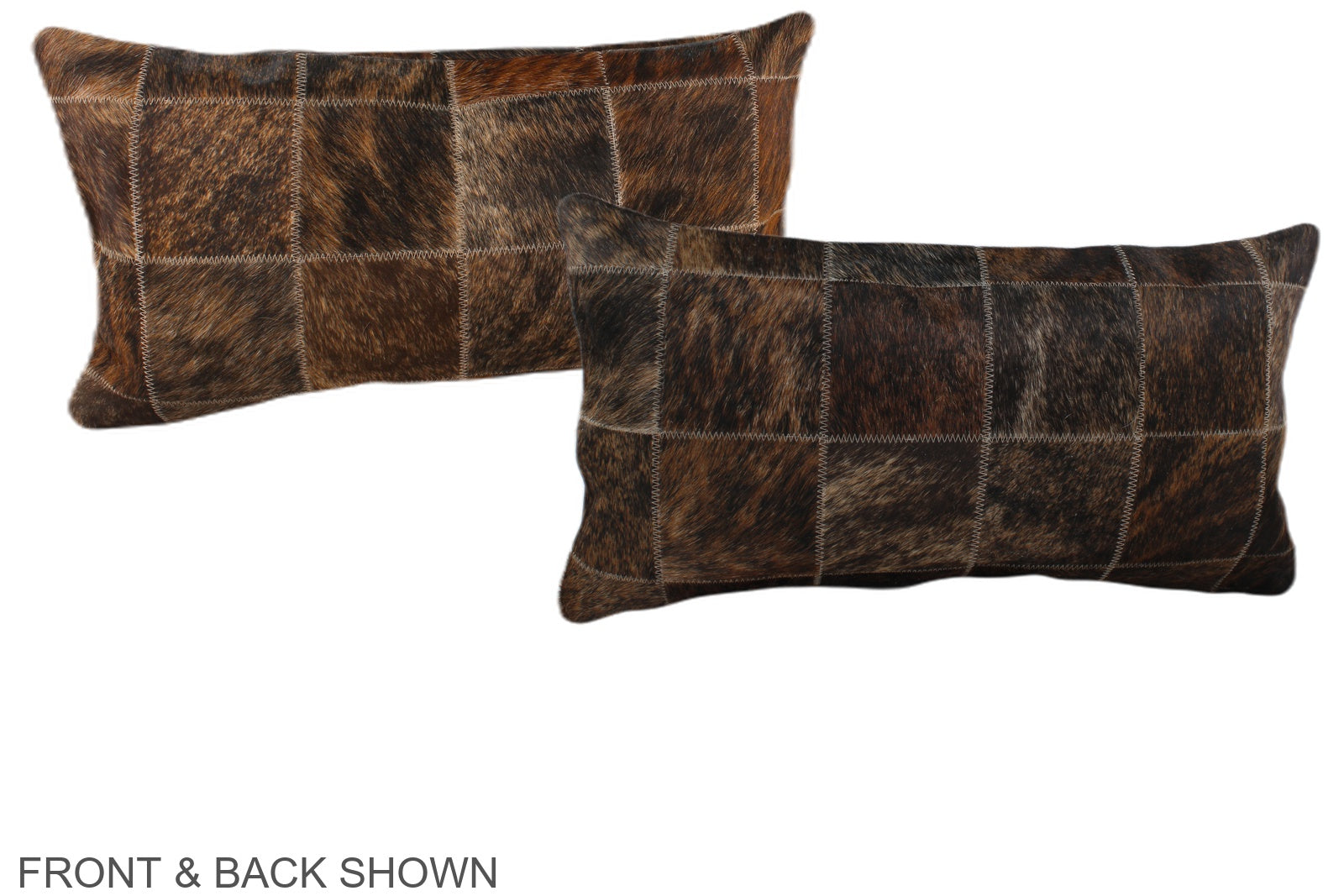 Patchwork Cowhide Pillow #A38167