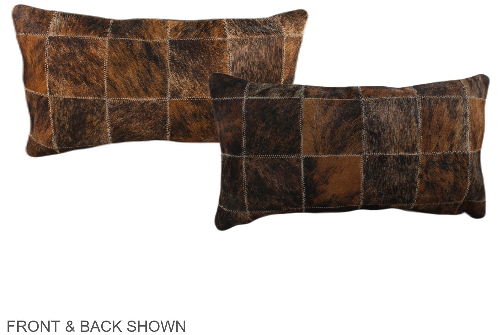 Patchwork Cowhide Pillow #A38184