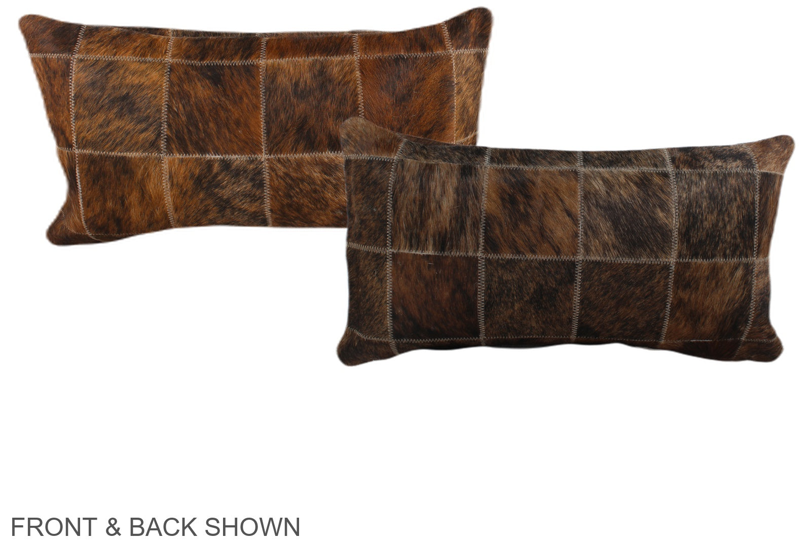 Patchwork Cowhide Pillow #A38200