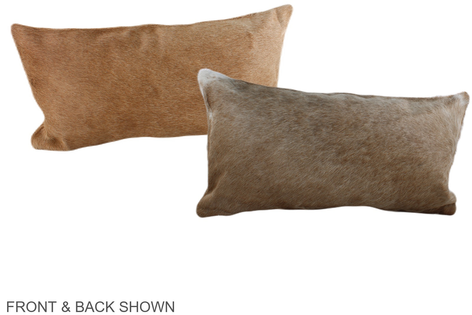 Caramel Cowhide Pillow #A38235