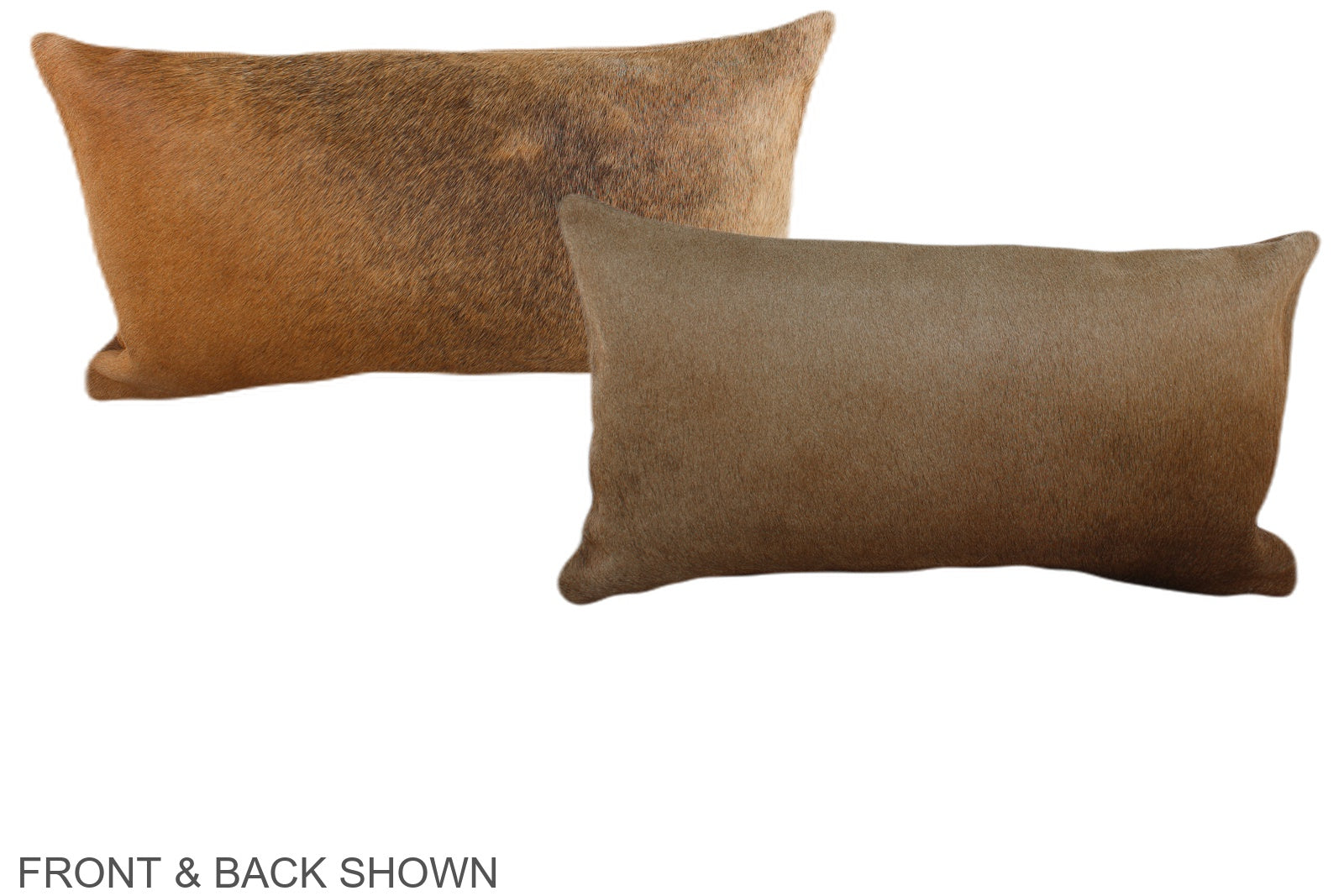 Caramel Cowhide Pillow #A38237