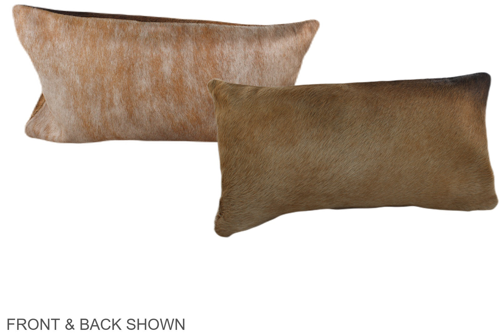 Caramel Cowhide Pillow #A38280