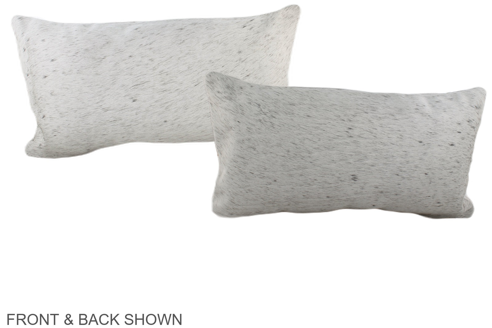 Salt and Pepper Black Cowhide Pillow #A38401