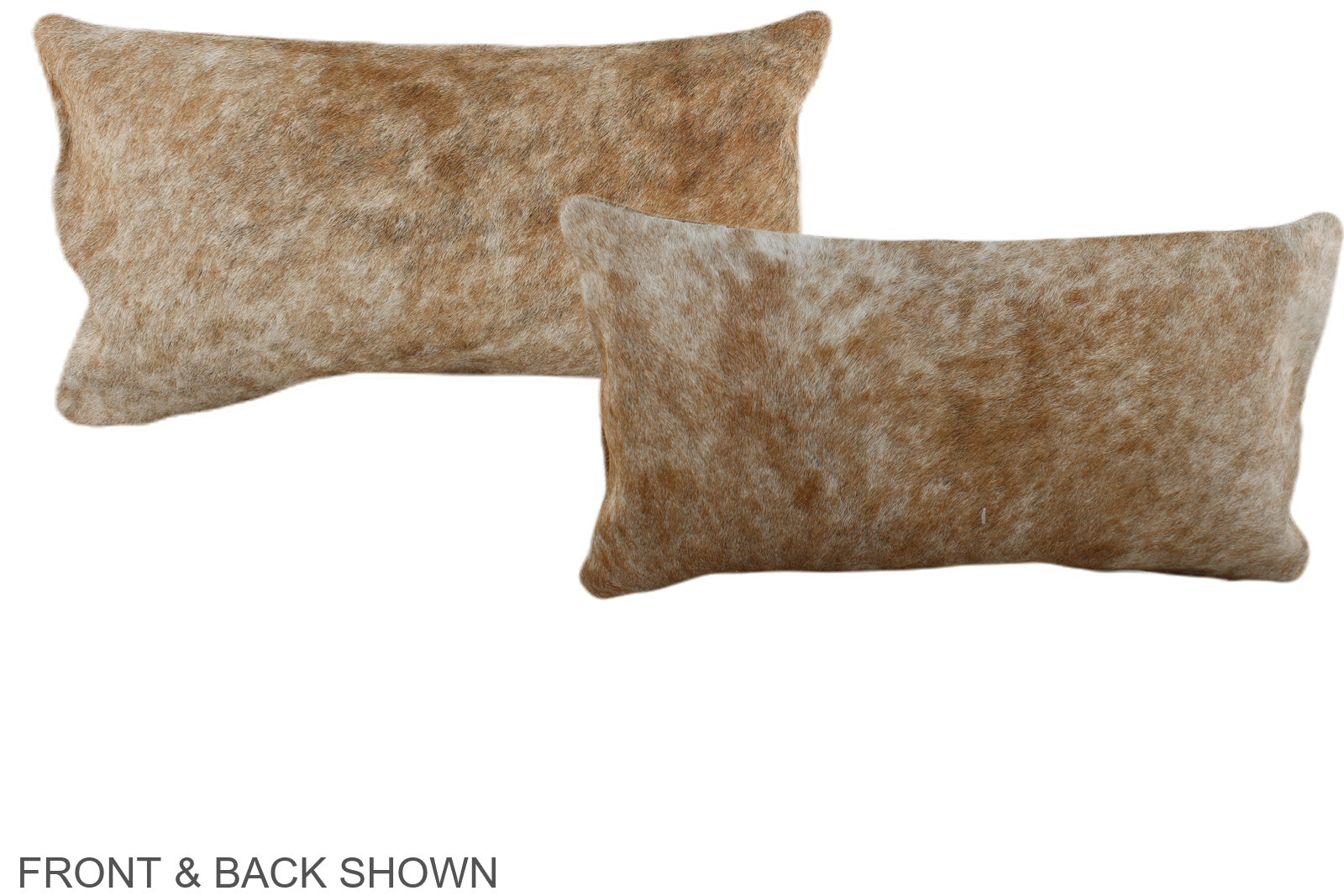 Caramel Cowhide Pillow #A38403