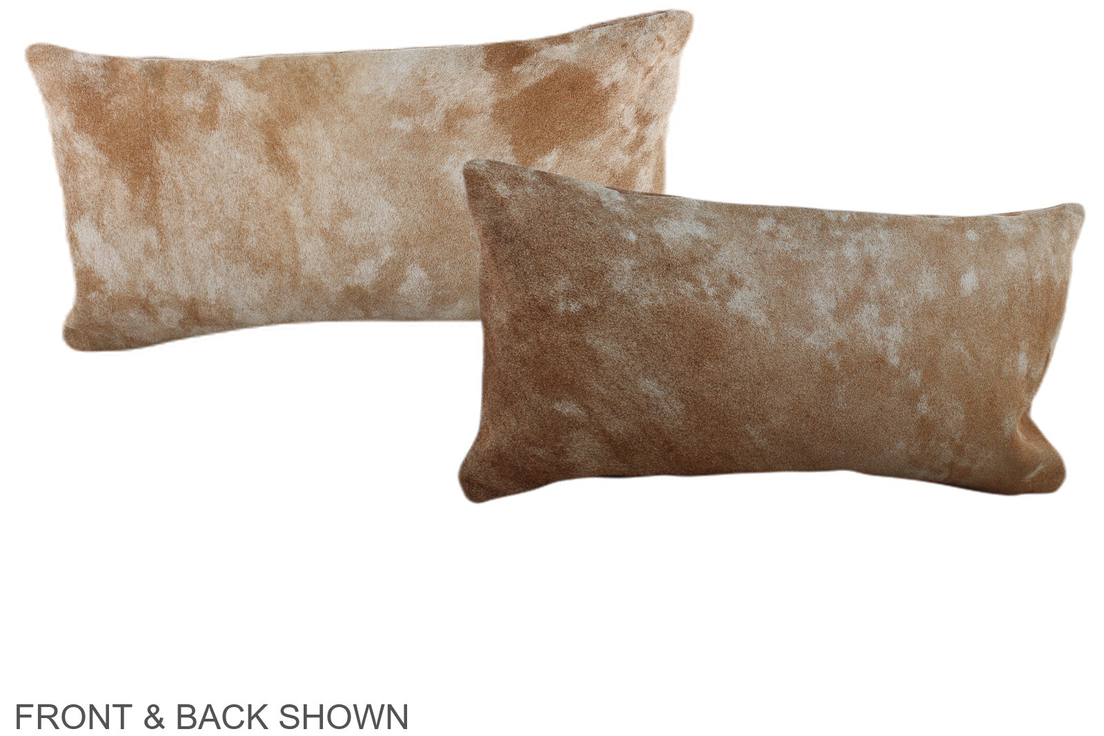 Caramel Cowhide Pillow #A38569