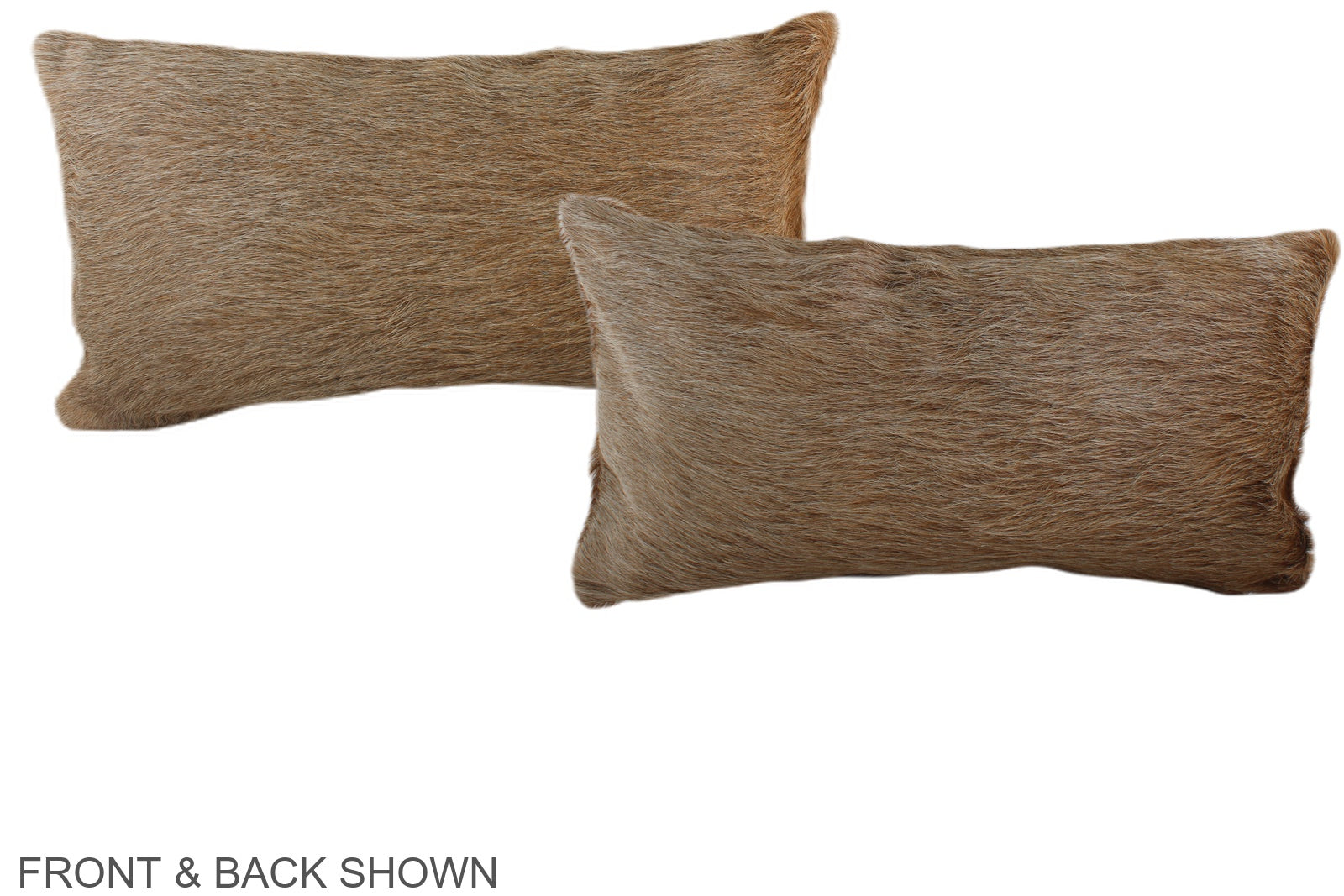 Caramel Cowhide Pillow #A38694