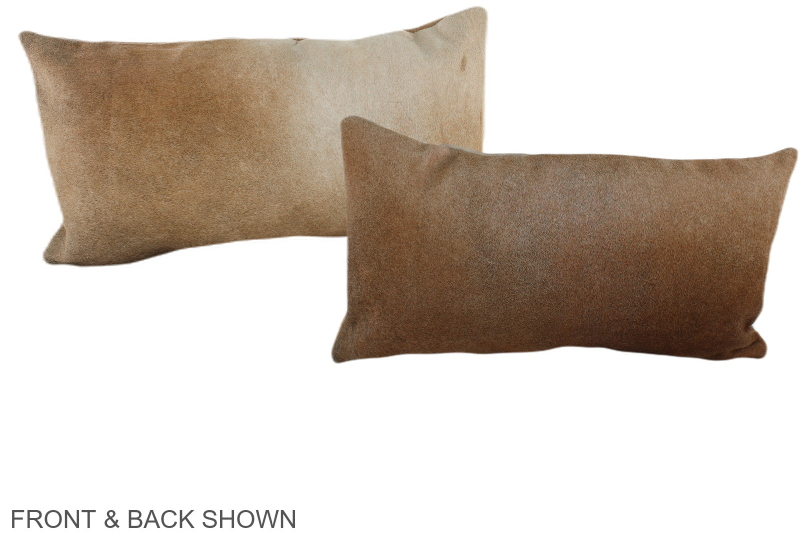 Caramel Cowhide Pillow #A38745