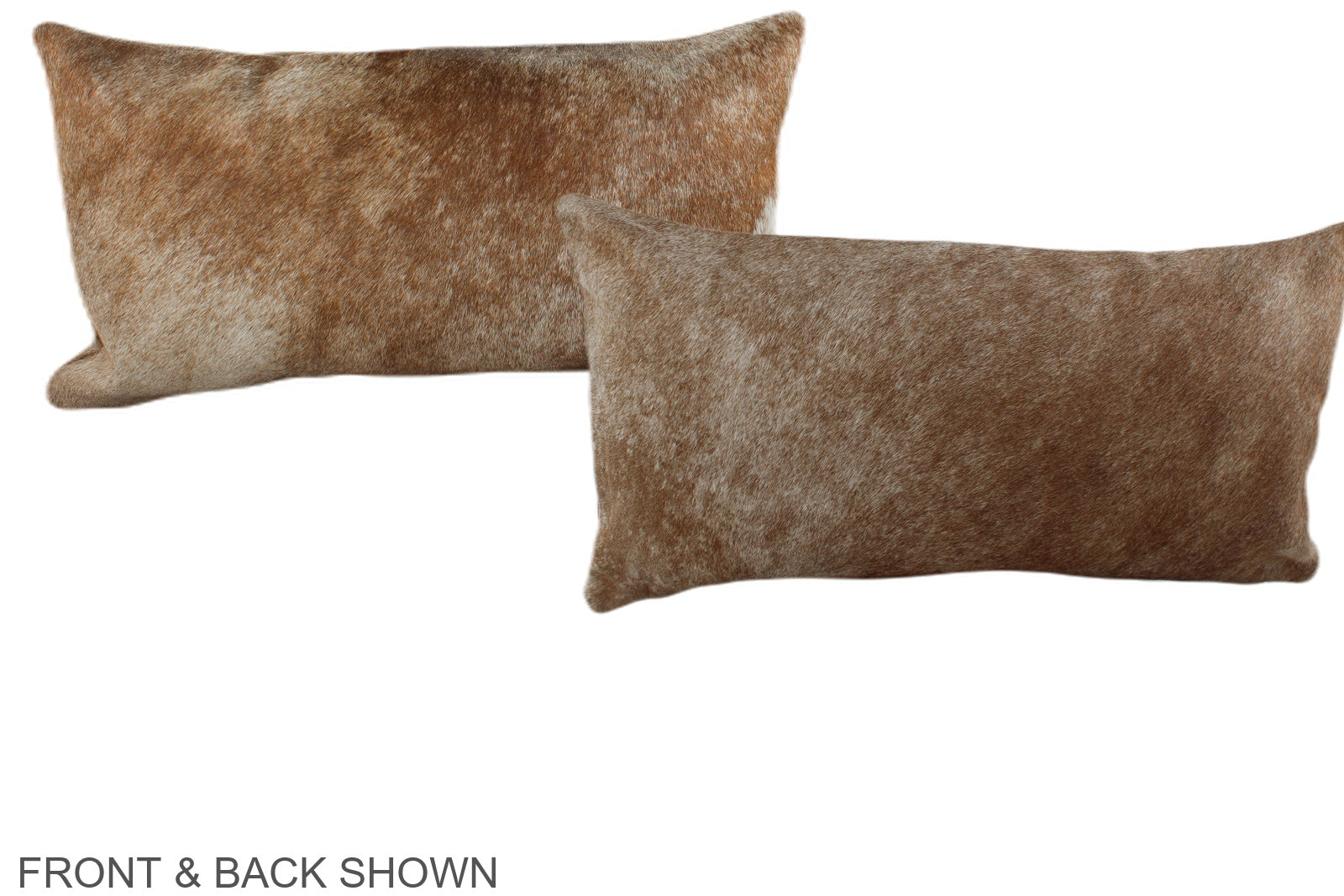 Caramel Cowhide Pillow #A38765