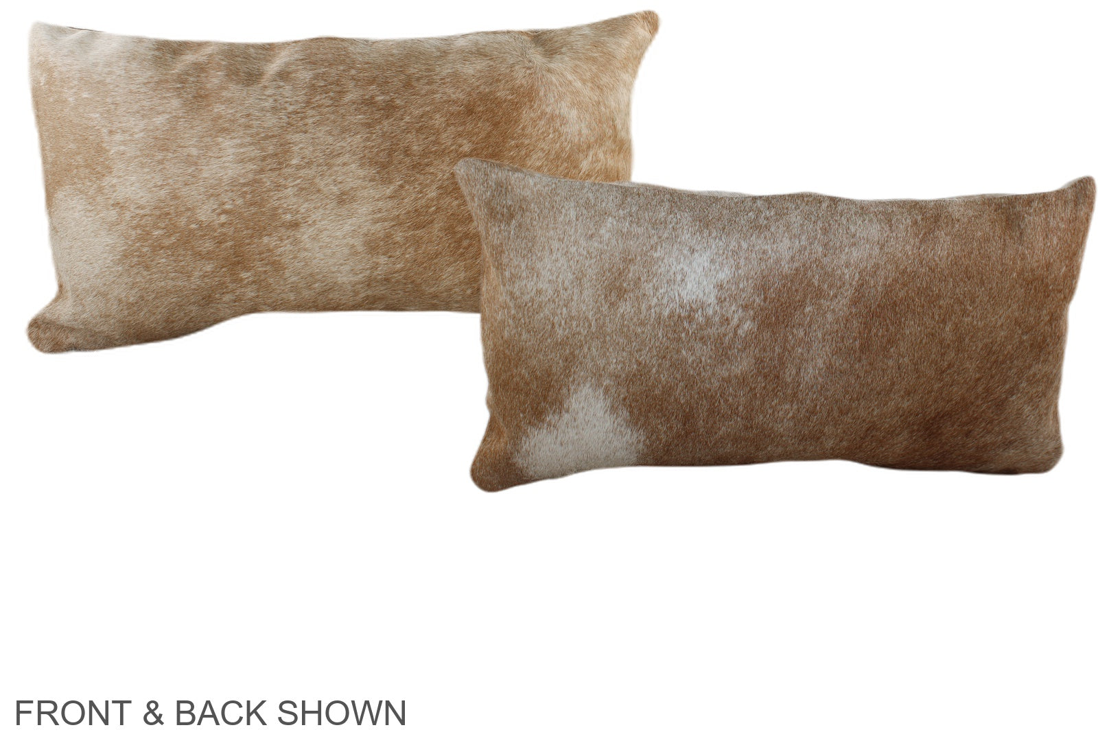 Caramel Cowhide Pillow #A38780