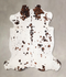 Tricolor Large European Cowhide Rug 6'2