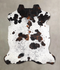 Tricolor Large European Cowhide Rug 6'4