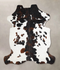 Tricolor Large European Cowhide Rug 6'7