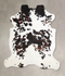 Tricolor Large European Cowhide Rug 6'9