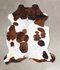 Tricolor Large European Cowhide Rug 6'6