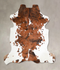 Tricolor Large European Cowhide Rug 6'3