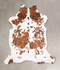 Tricolor Large European Cowhide Rug 6'4