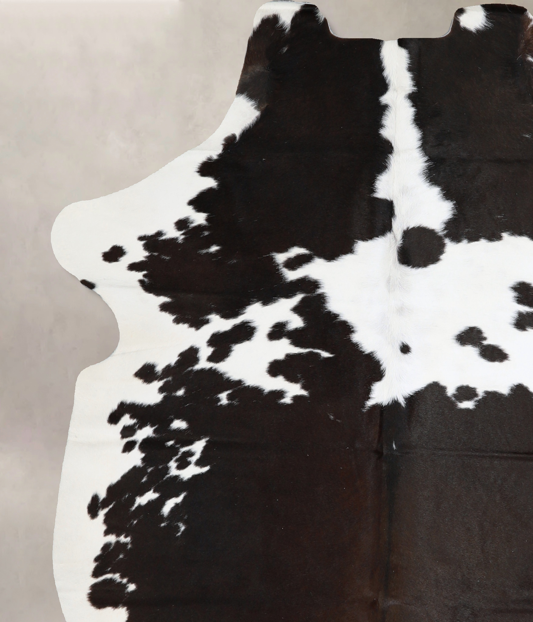 Chocolate and White Cowhide Rug #A40515