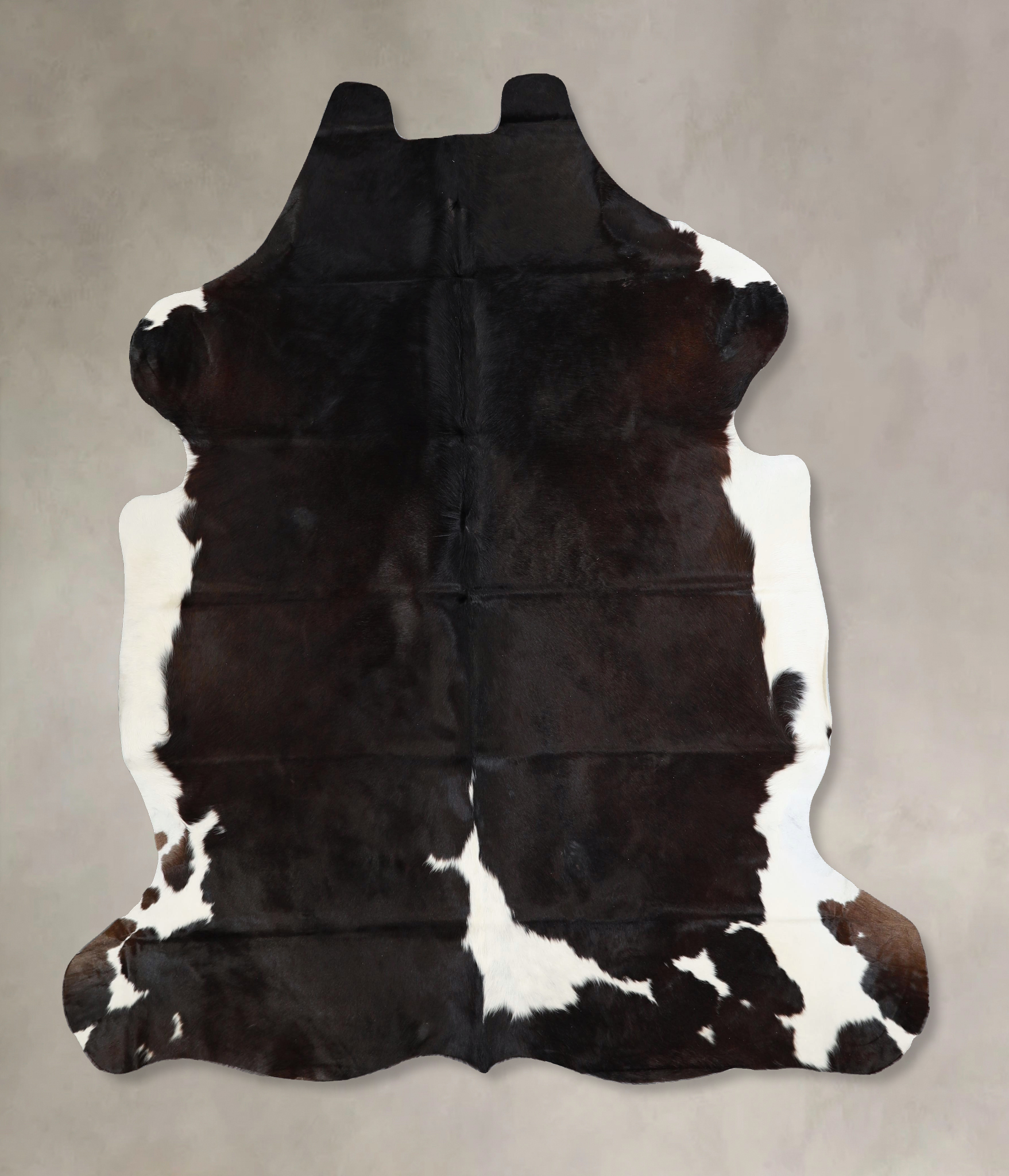 Chocolate and White Cowhide Rug #A41260