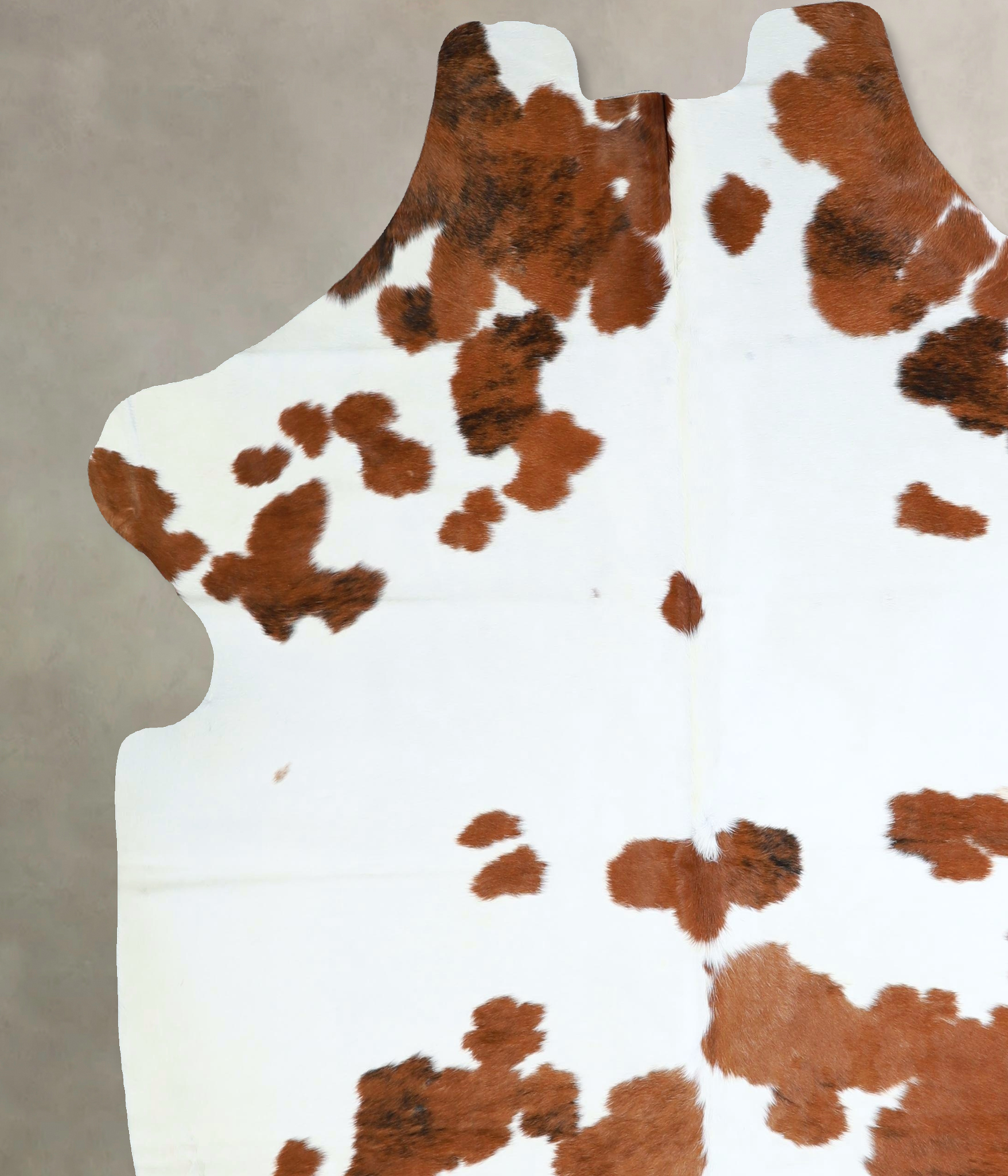 Brown and White Cowhide Rug #A41267