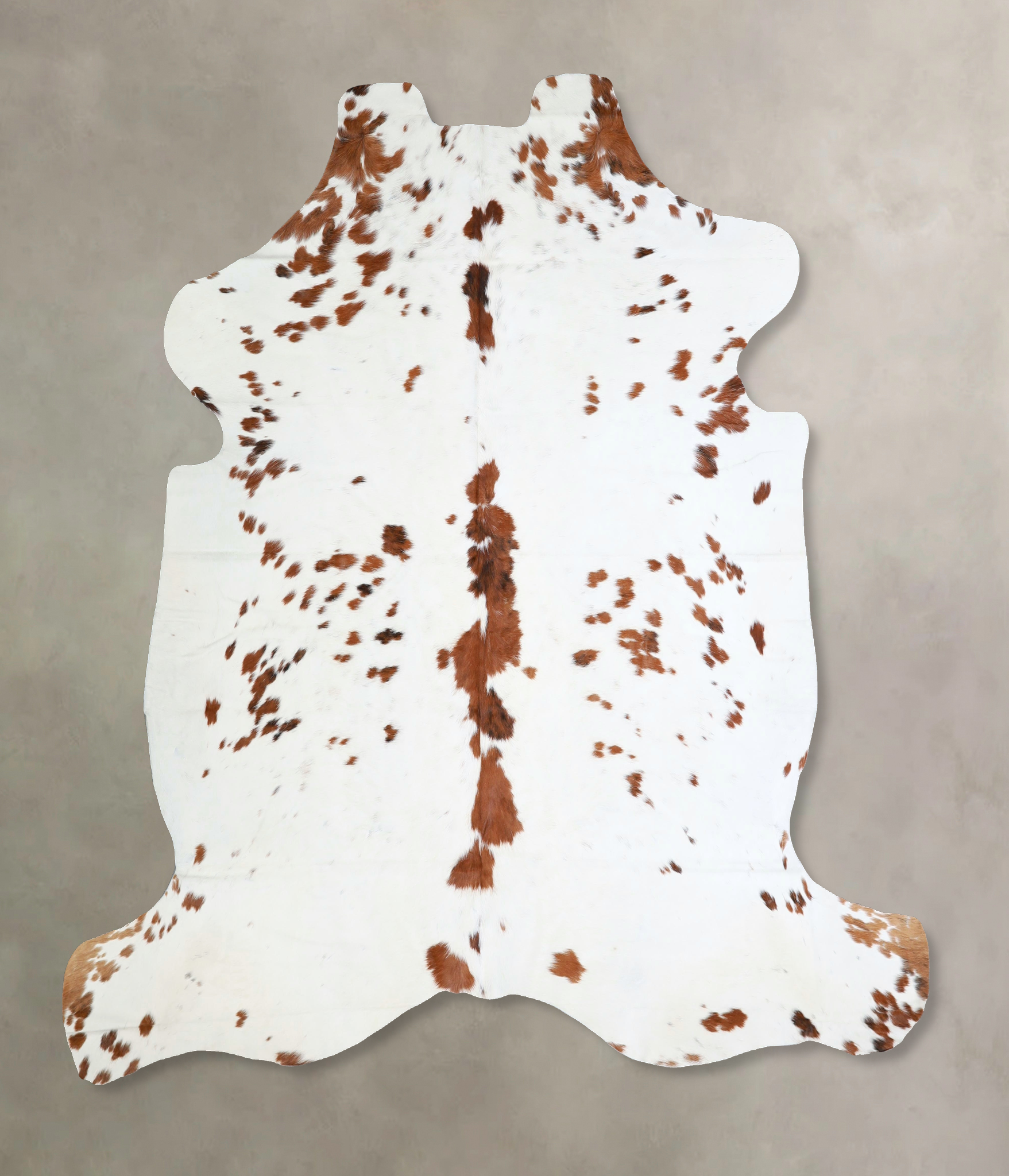 Salt and Pepper Brown Cowhide Rug #A41366