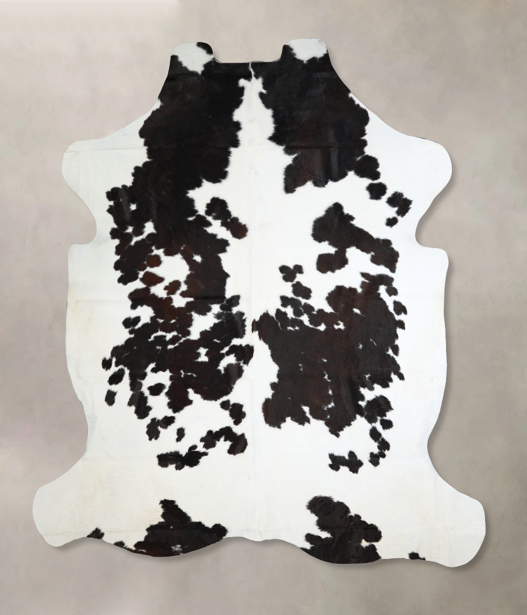 Chocolate and White Cowhide Rug #A41467