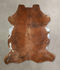 Medium Brindle XX-Large Brazilian Cowhide Rug 7'5