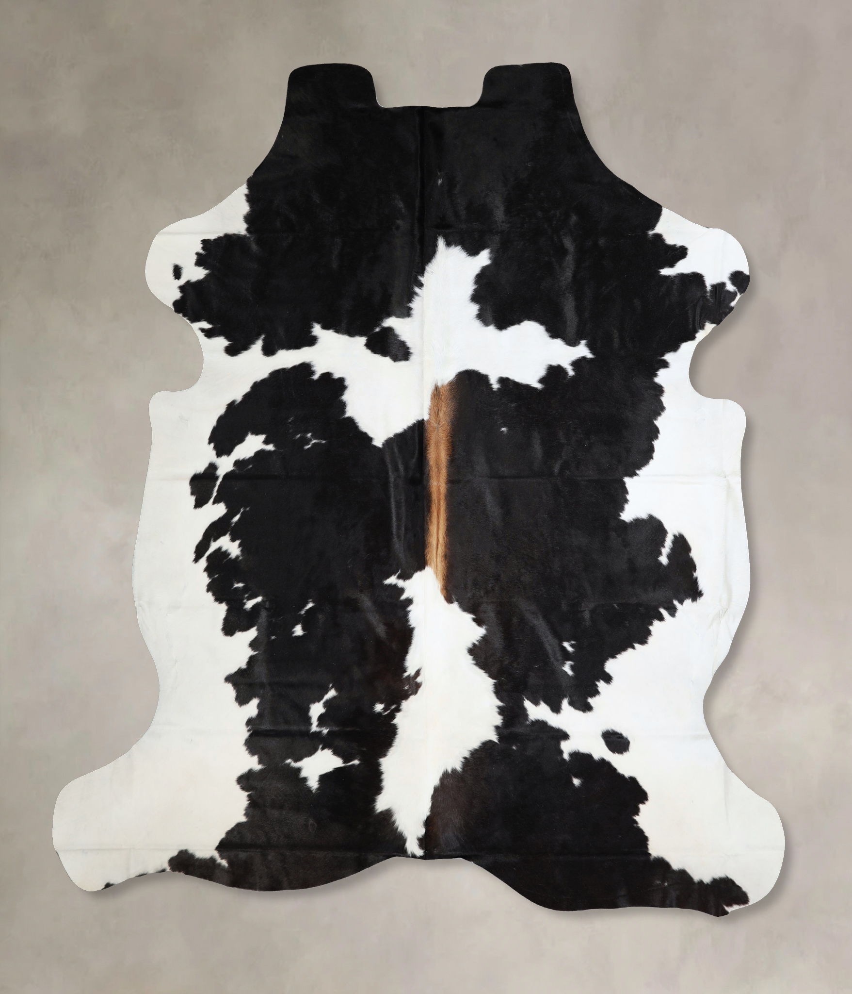 Chocolate and White Cowhide Rug #A41596