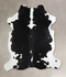 Black and White XX-Large Brazilian Cowhide Rug 7'7