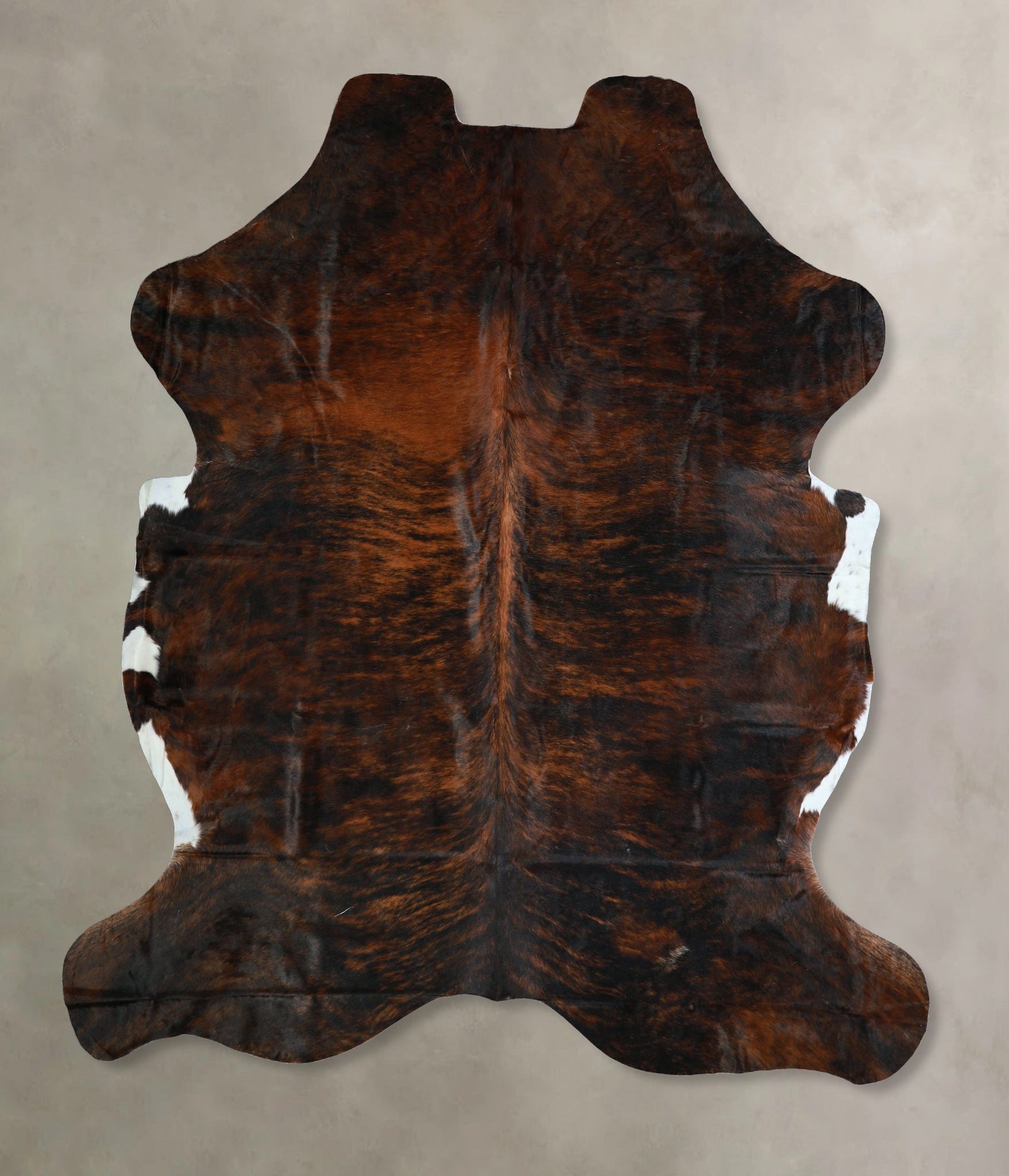 Dark Brindle Cowhide Rug #A41608