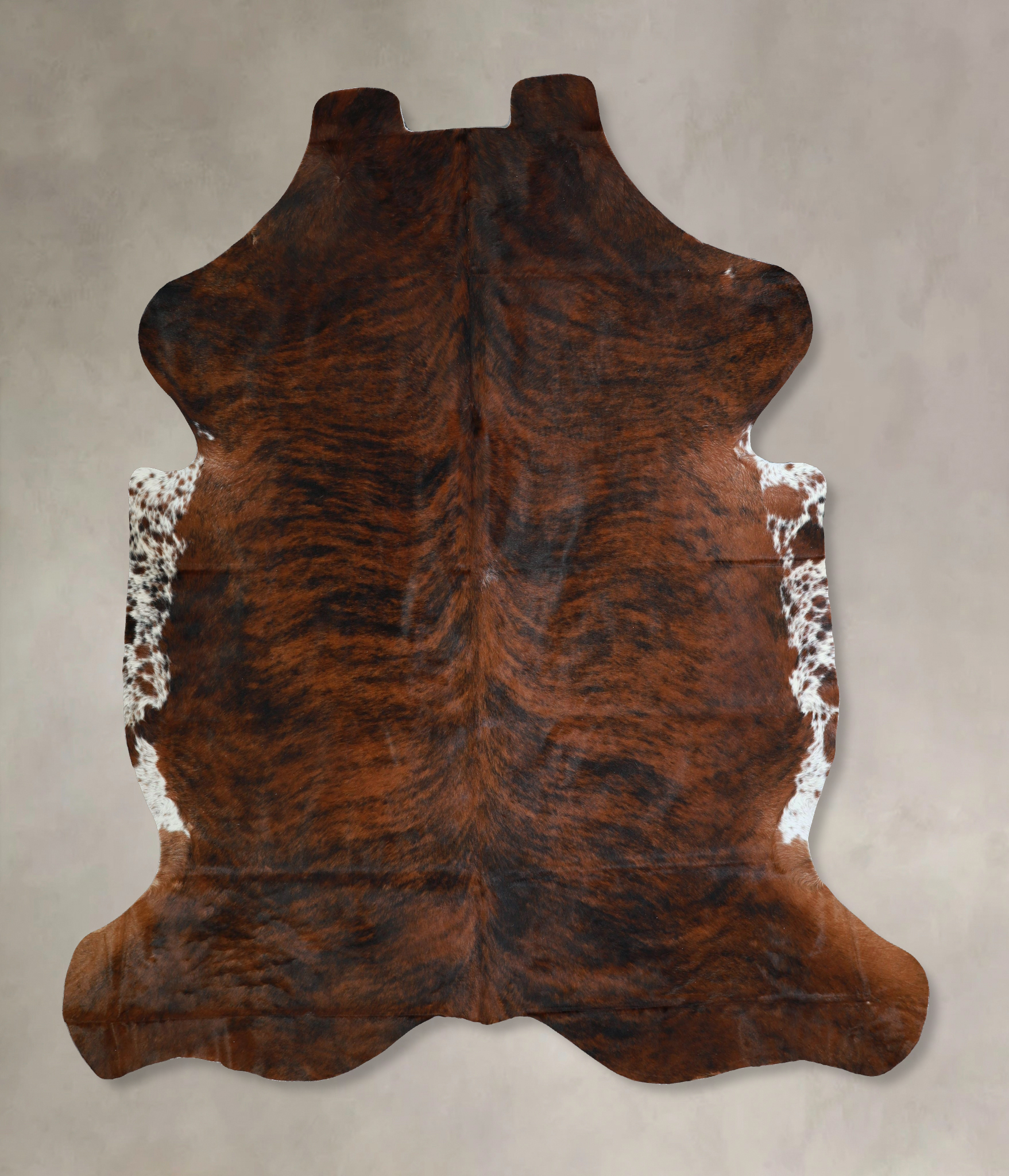 Dark Brindle Cowhide Rug #A41609