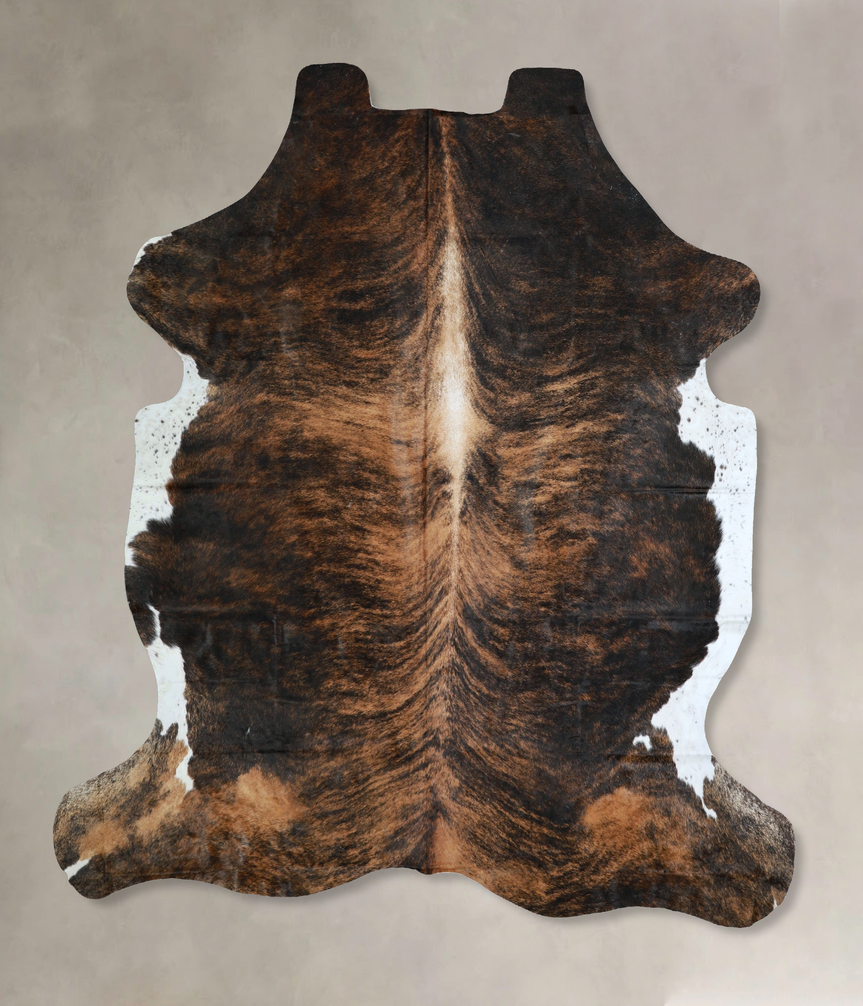 Dark Brindle Cowhide Rug #A41616