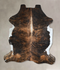 Dark Brindle X-Large Brazilian Cowhide Rug 7'5