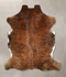 Medium Brindle X-Large Brazilian Cowhide Rug 7'1