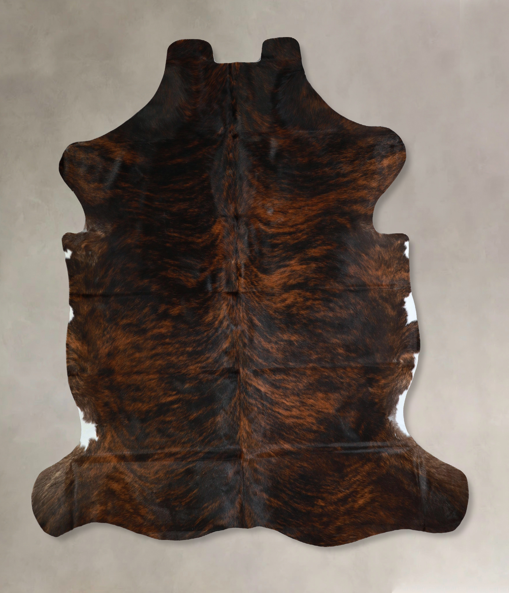 Dark Brindle Cowhide Rug #A41619