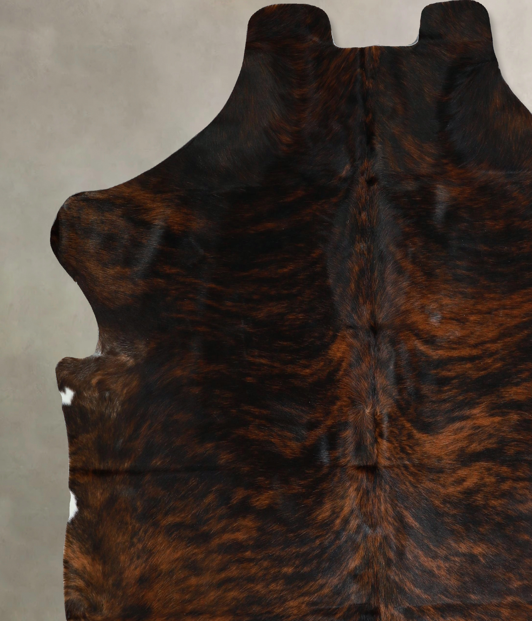 Dark Brindle Cowhide Rug #A41619