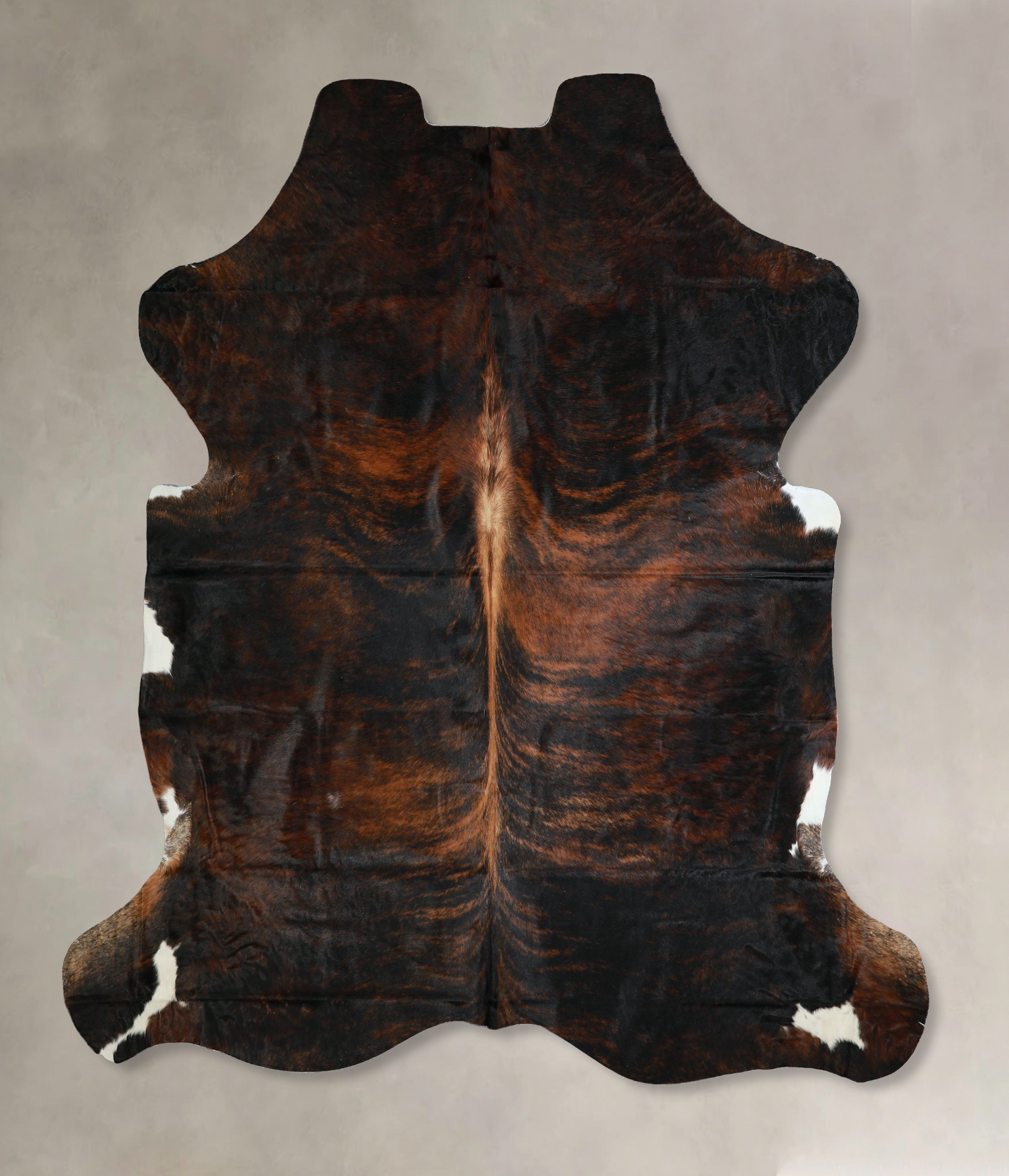 Dark Brindle Cowhide Rug #A41631