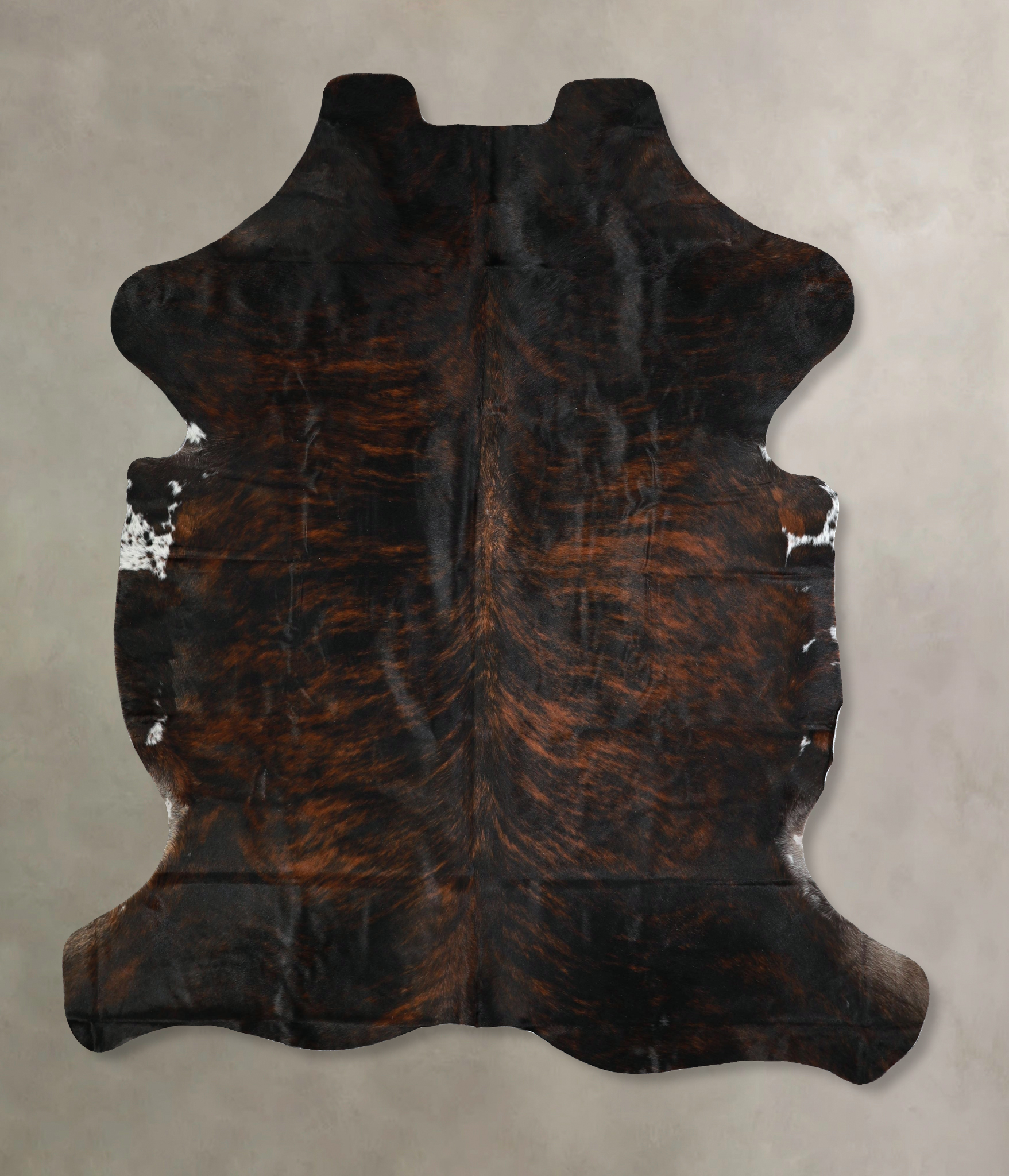 Dark Brindle Cowhide Rug #A41641