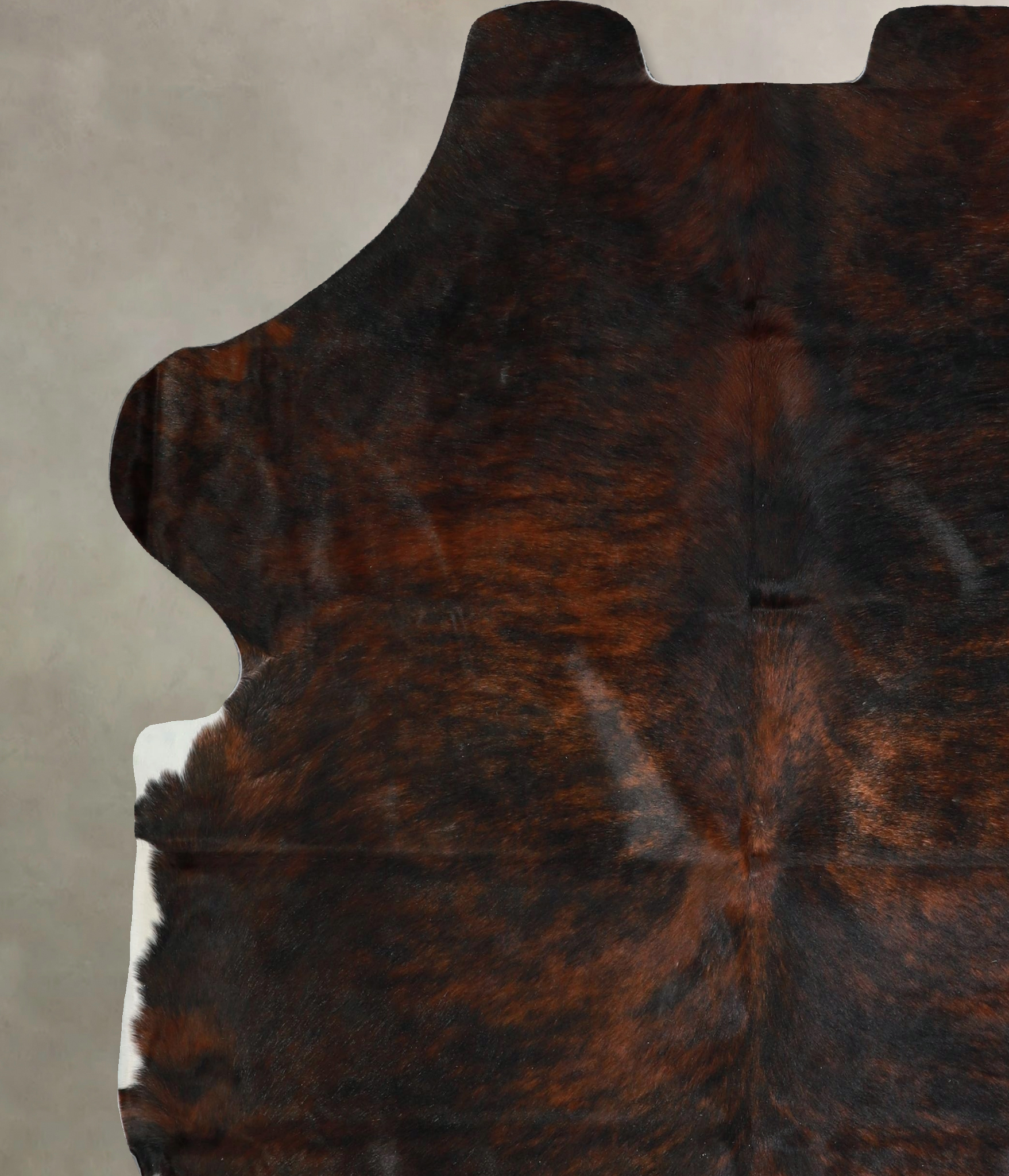 Dark Brindle Cowhide Rug #A41649