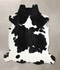 Black and White XX-Large Brazilian Cowhide Rug 7'2