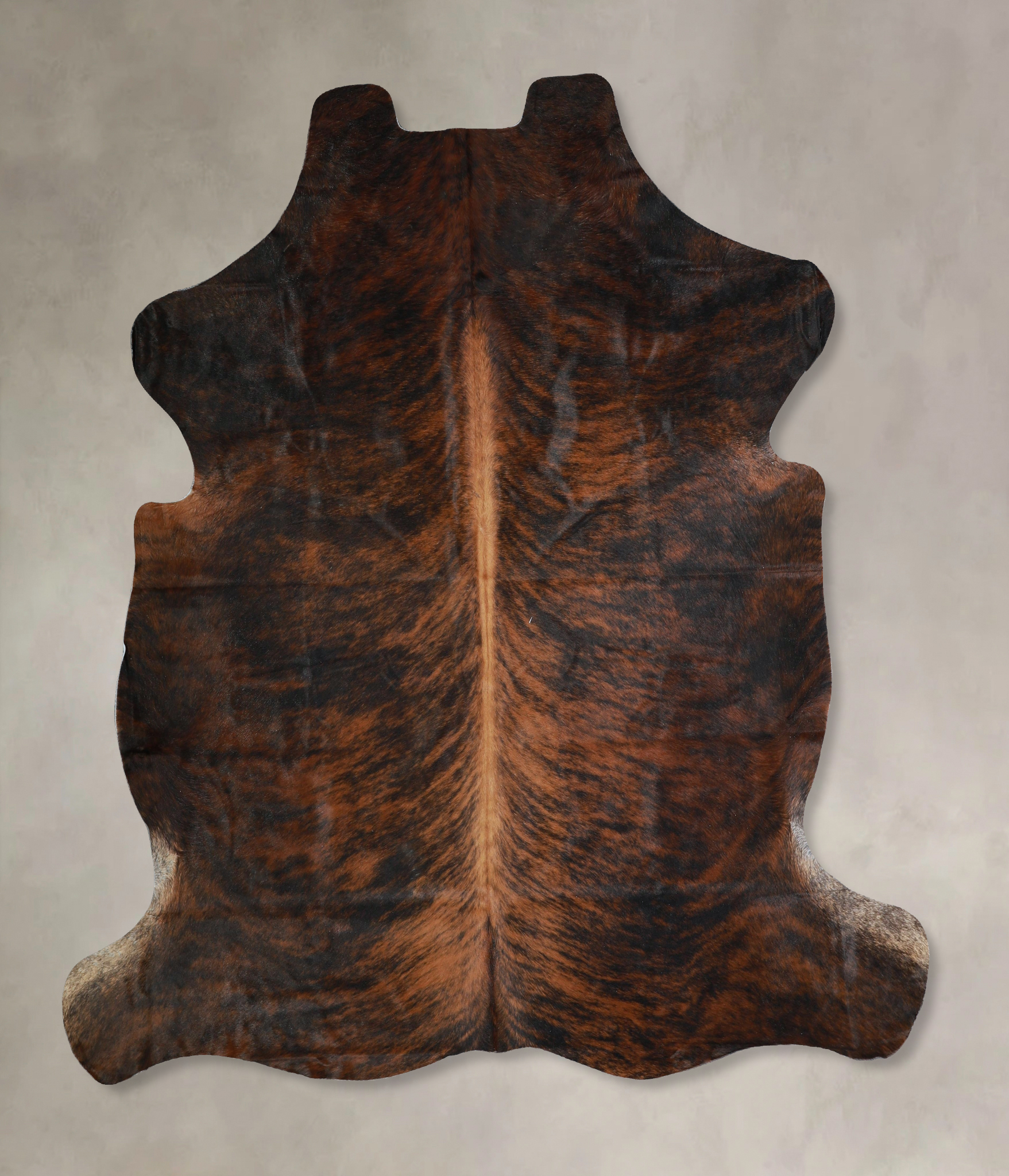 Dark Brindle Cowhide Rug #A41662