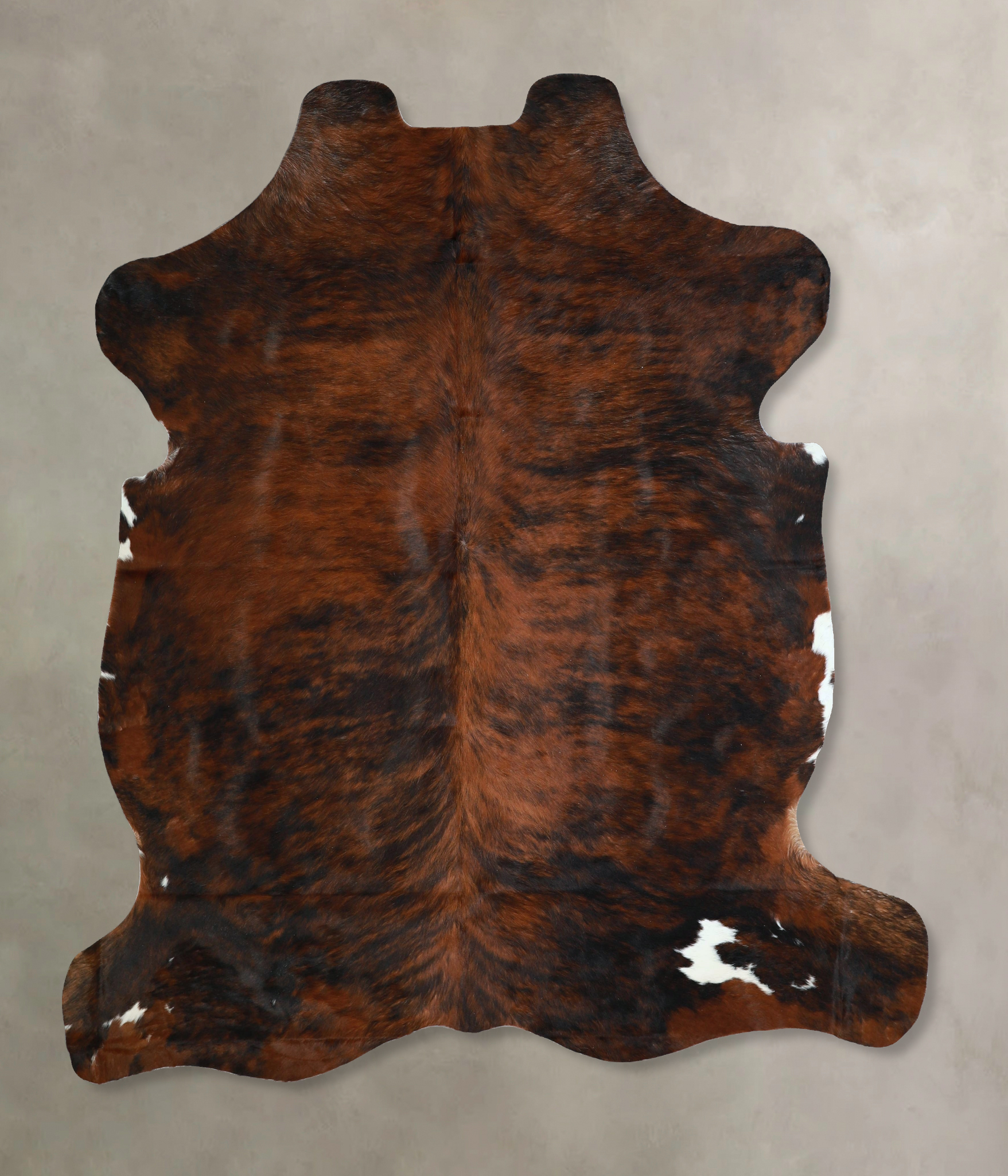 Dark Brindle Cowhide Rug #A41663