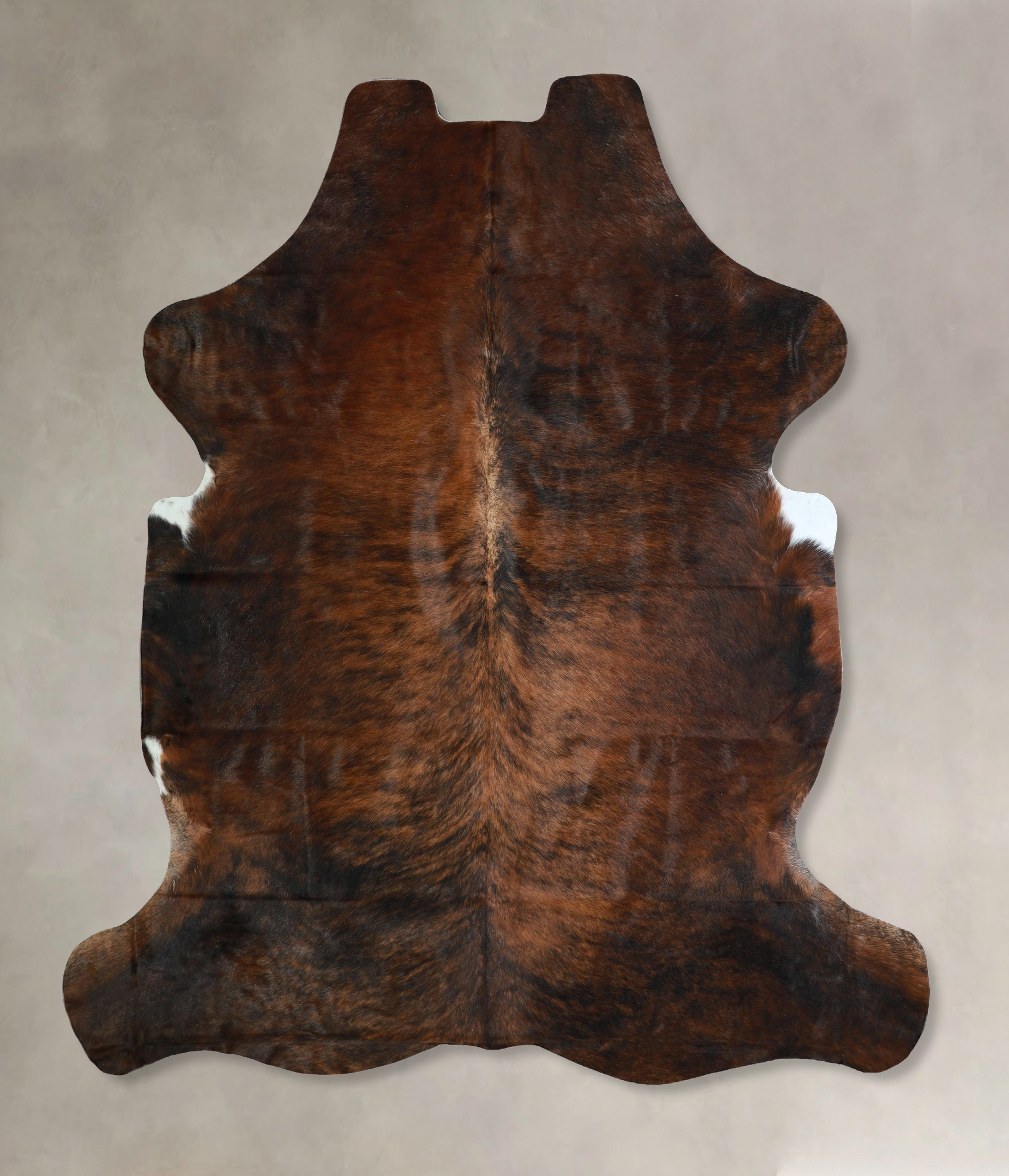 Dark Brindle Cowhide Rug #A41666