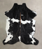 Black and White XX-Large Brazilian Cowhide Rug 8'5