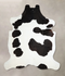 Black and White XX-Large Brazilian Cowhide Rug 7'8